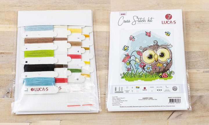 Happy Owl B1401L Counted Cross-Stitch Kit