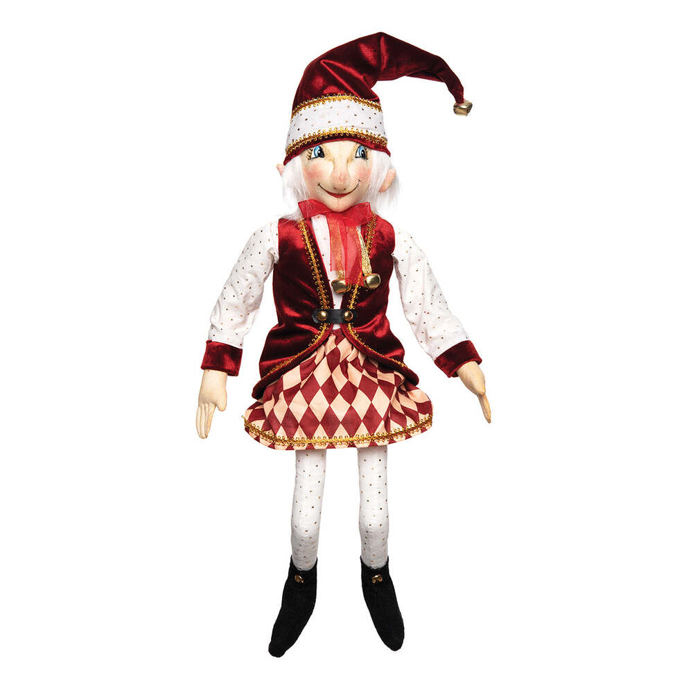 Harlequin Gathered Traditions Art Doll by Joe Spencer