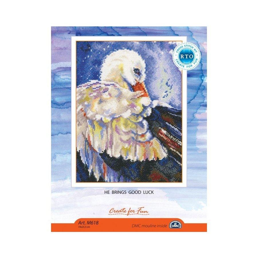 He brings good luck M618 Counted Cross Stitch Kit