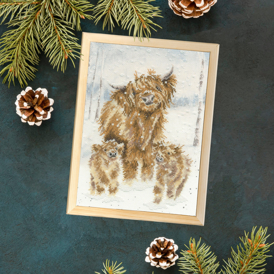 Highland Christmas  XHD128 Counted Cross Stitch Kit