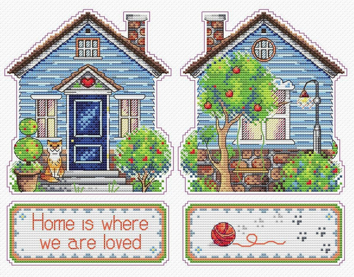 Home P-492 / SR-492 Plastic Canvas Counted Cross Stitch Kit