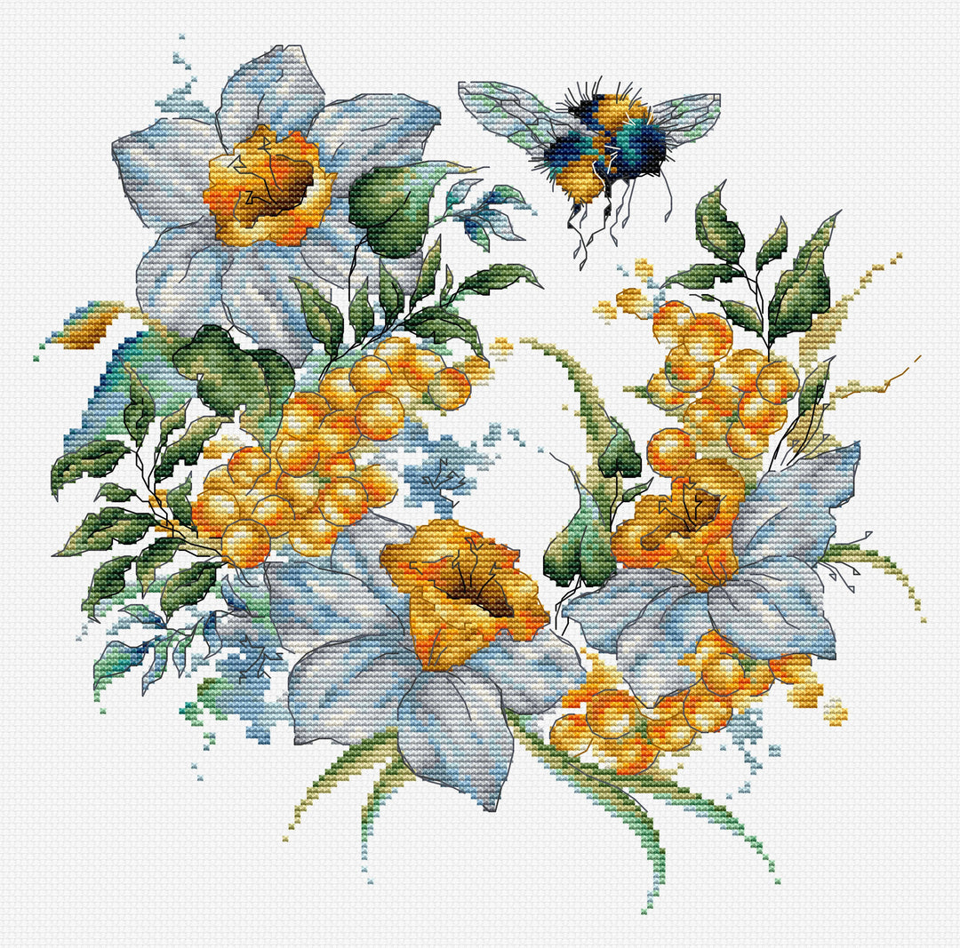 Honey Afternoon CD001L Counted Cross-Stitch Kit
