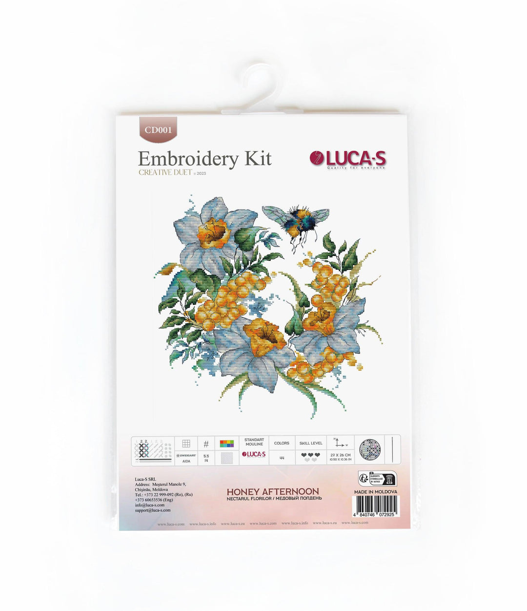 Honey Afternoon CD001L Counted Cross-Stitch Kit