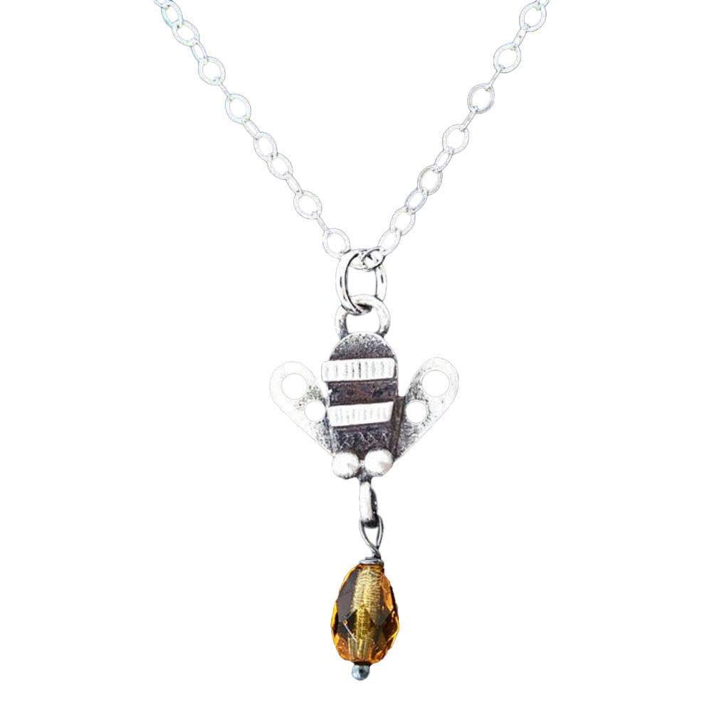 Honey Bee Necklace by Chickenscratch