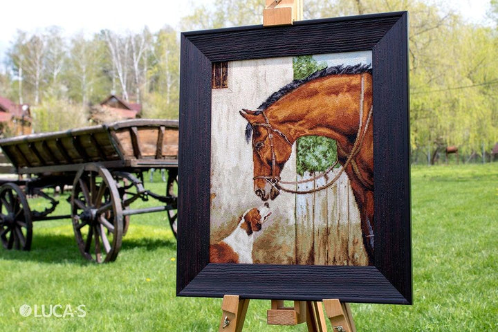 Hunter and Foxhound B580L Counted Cross-Stitch Kit