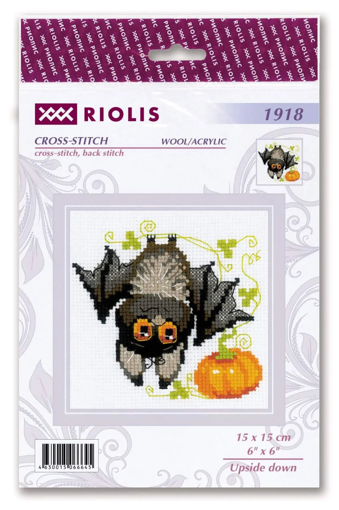 Upside Down R1918 Counted Cross Stitch Kit