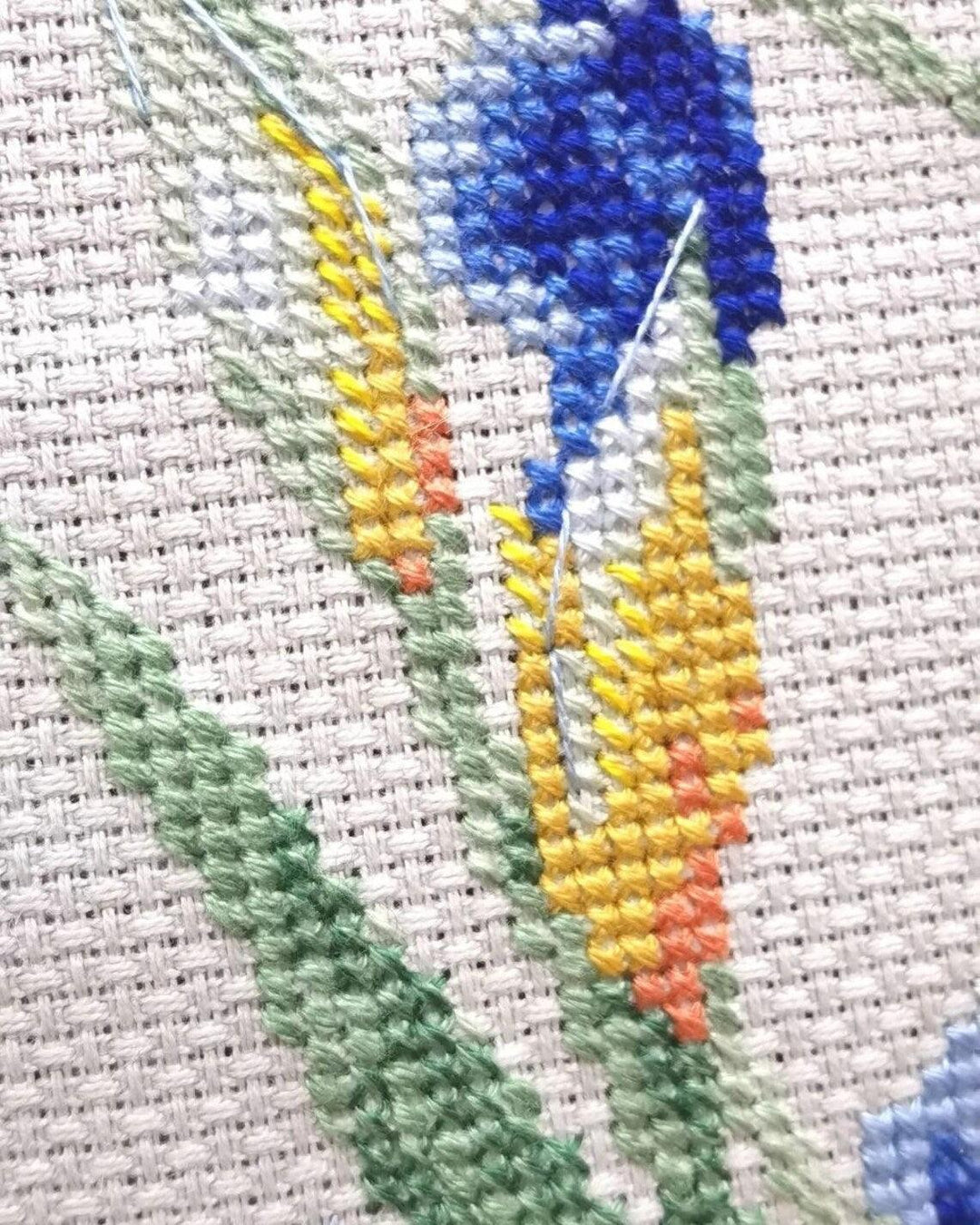 Blue Irises R2102 Counted Cross Stitch Kit