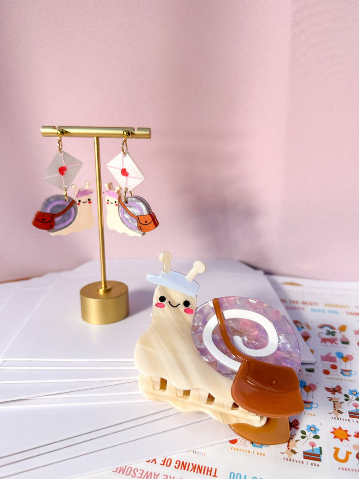 Snail Mail Hair Claw Clip