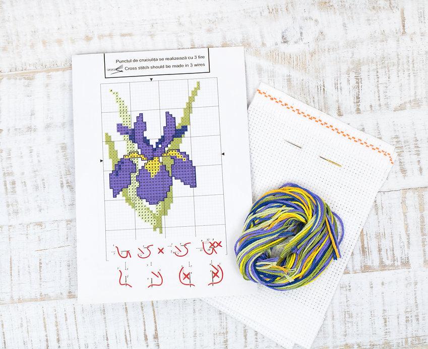Iris B021L Counted Cross-Stitch Kit