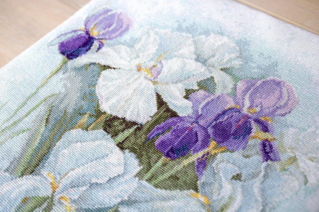Irises B2367L Counted Cross-Stitch Kit