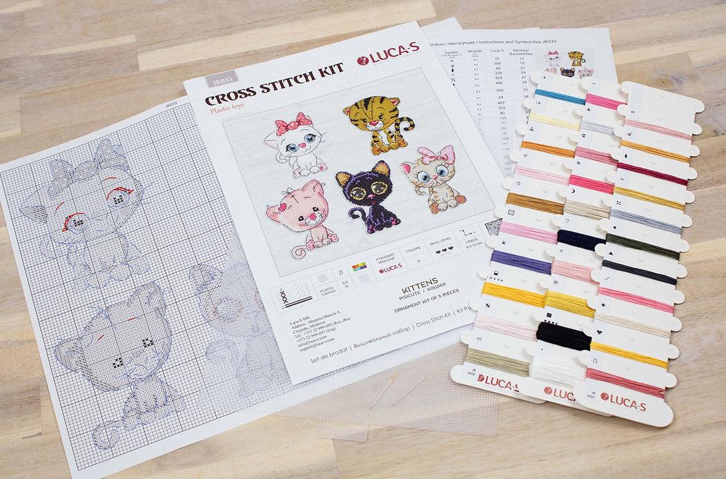 Kittens JK033L Counted Cross-Stitch Kit
