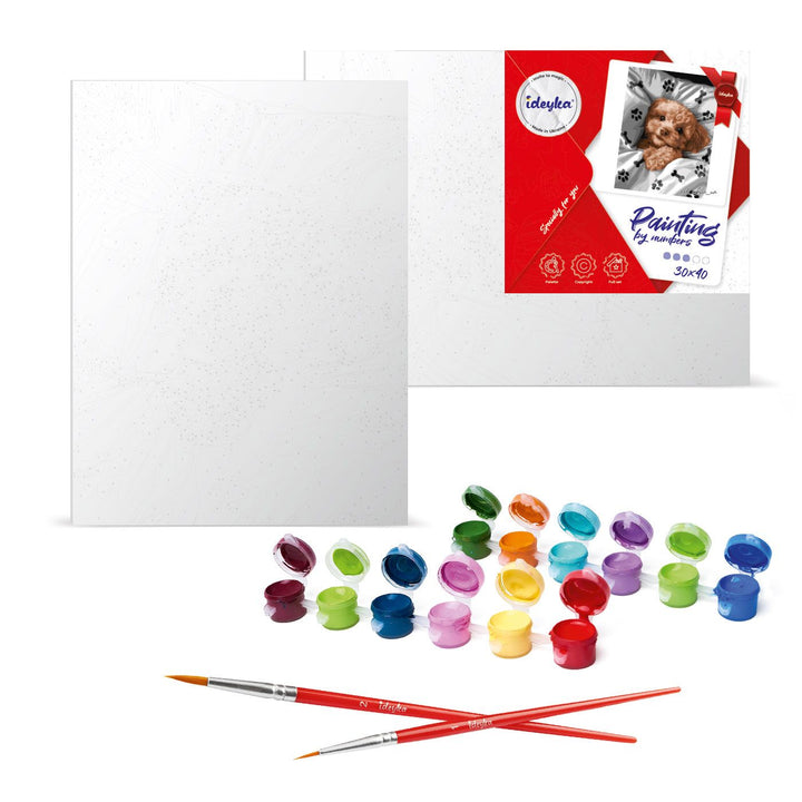 Painting by Numbers kit A yorkie's tea party KHO6629