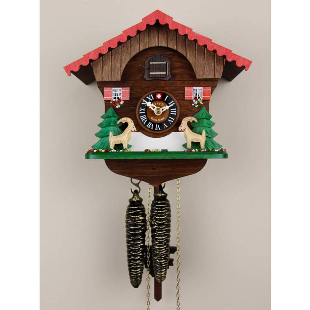 Leaping Ibex Chalet by Kit Cat Klock