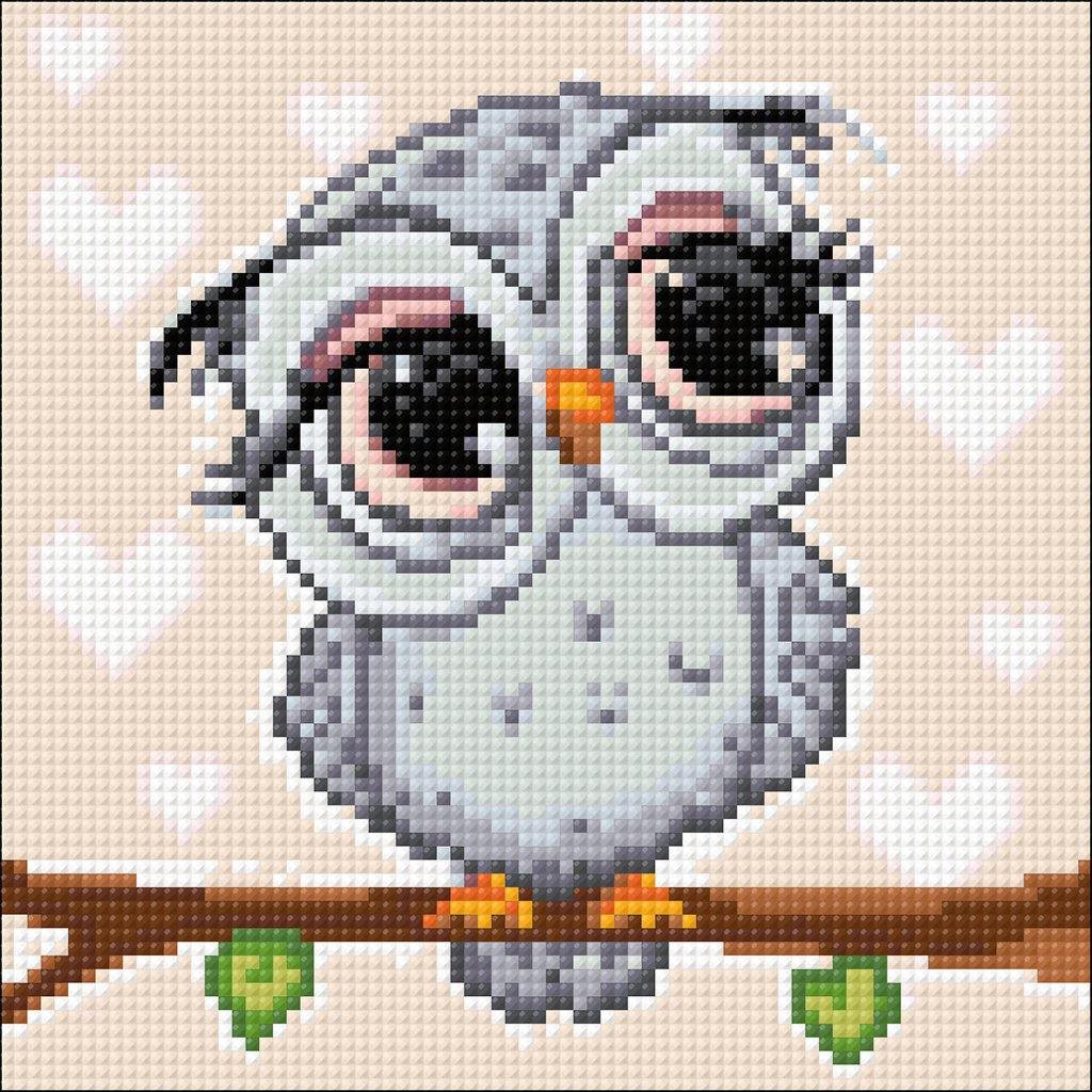 Little Owl CS2711 7.9 x 7.9 inches Crafting Spark Diamond Painting Kit.