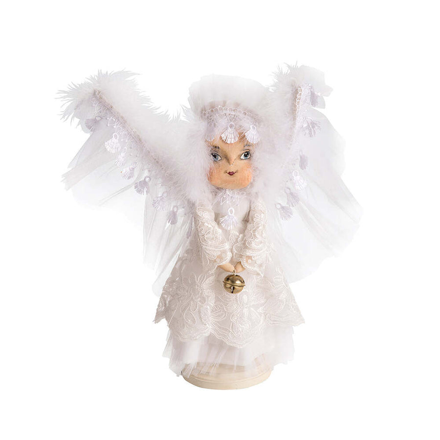 Lizette Angel on Stand Gathered Traditions Art Doll by Joe Spencer