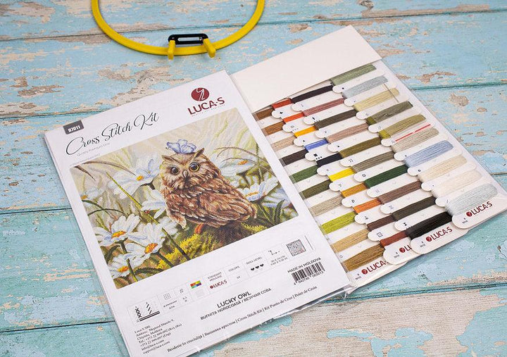 Lucky Owl B7011L Counted Cross-Stitch Kit