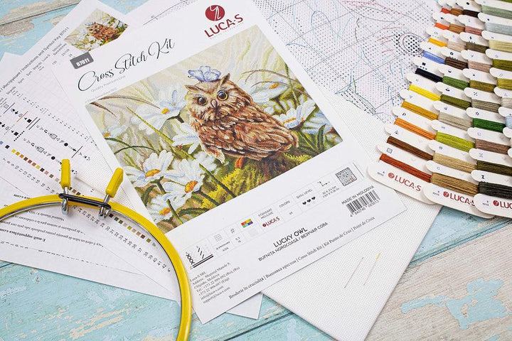 Lucky Owl B7011L Counted Cross-Stitch Kit