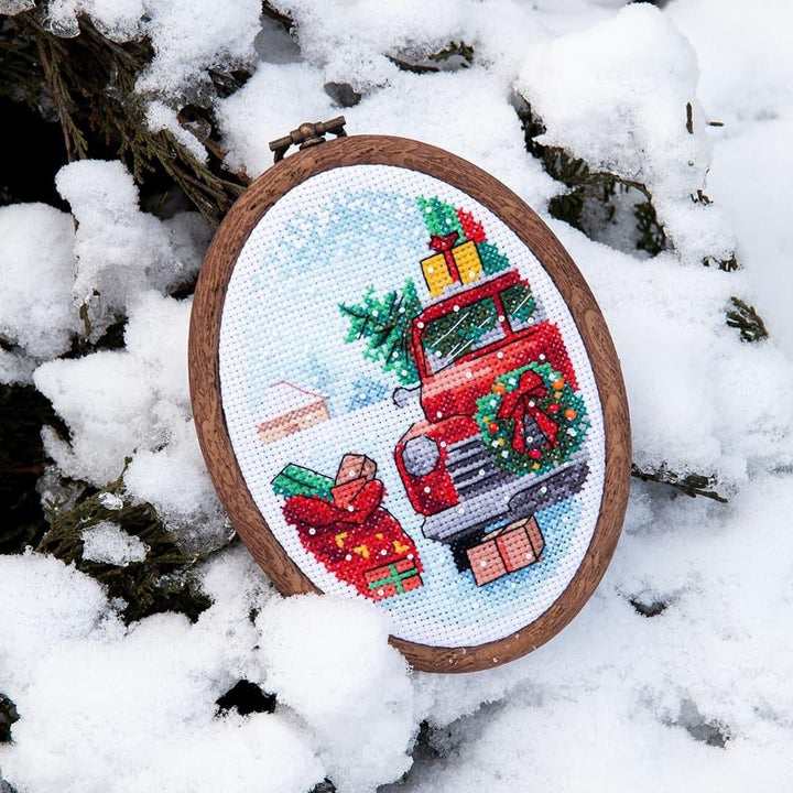 M-502C Counted cross stitch kit series "Preparing for the Holidays"