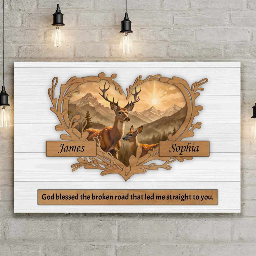 Couple Deer Sign III