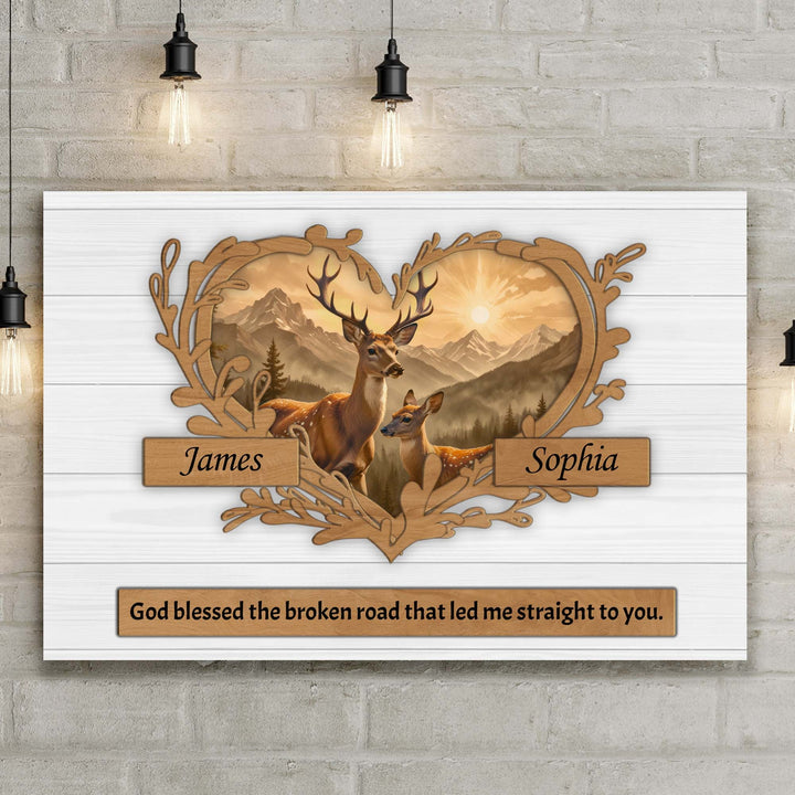 Couple Deer Sign III