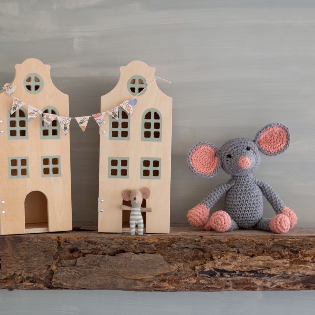 DIY Crochet Kit Monica Mouse PAK295