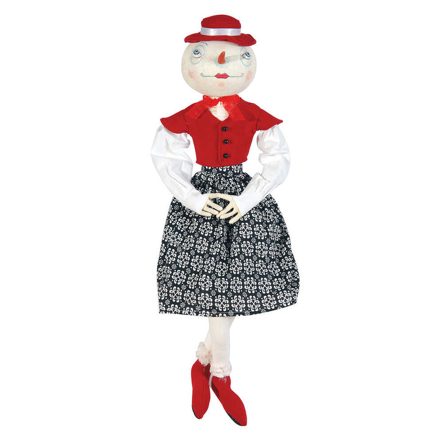 Maddie Snow Lady Gathered Traditions Art Doll by Joe Spencer