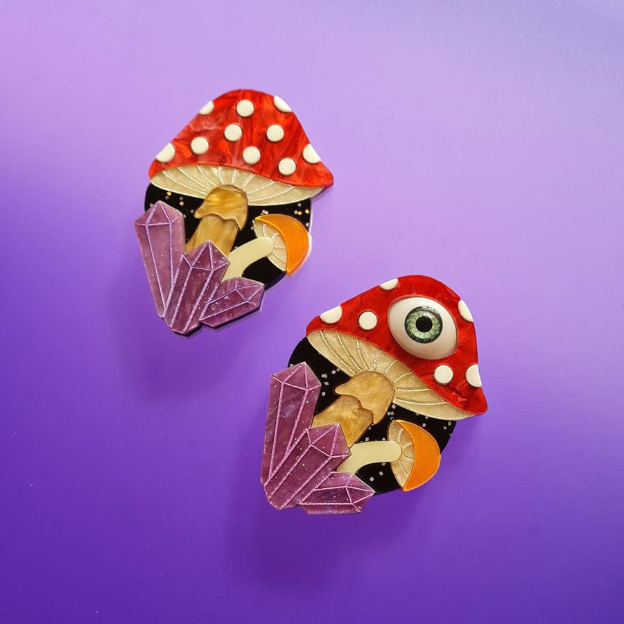 Magic Mushroom Necklace by Cherryloco Jewellery 1