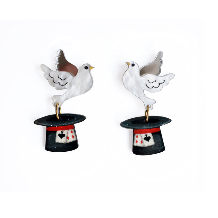 Magic Trick Earrings by Laliblue
