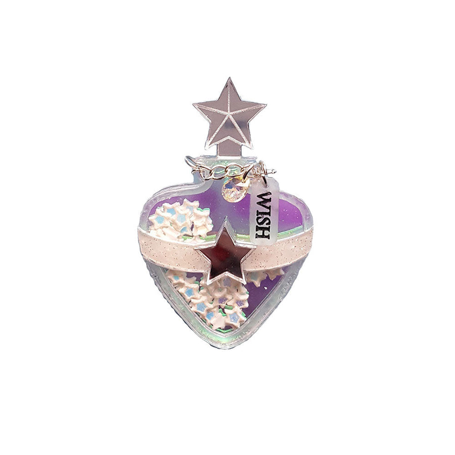 Make A Wish Potion Bottle Brooch by Cherryloco Jewellery 1