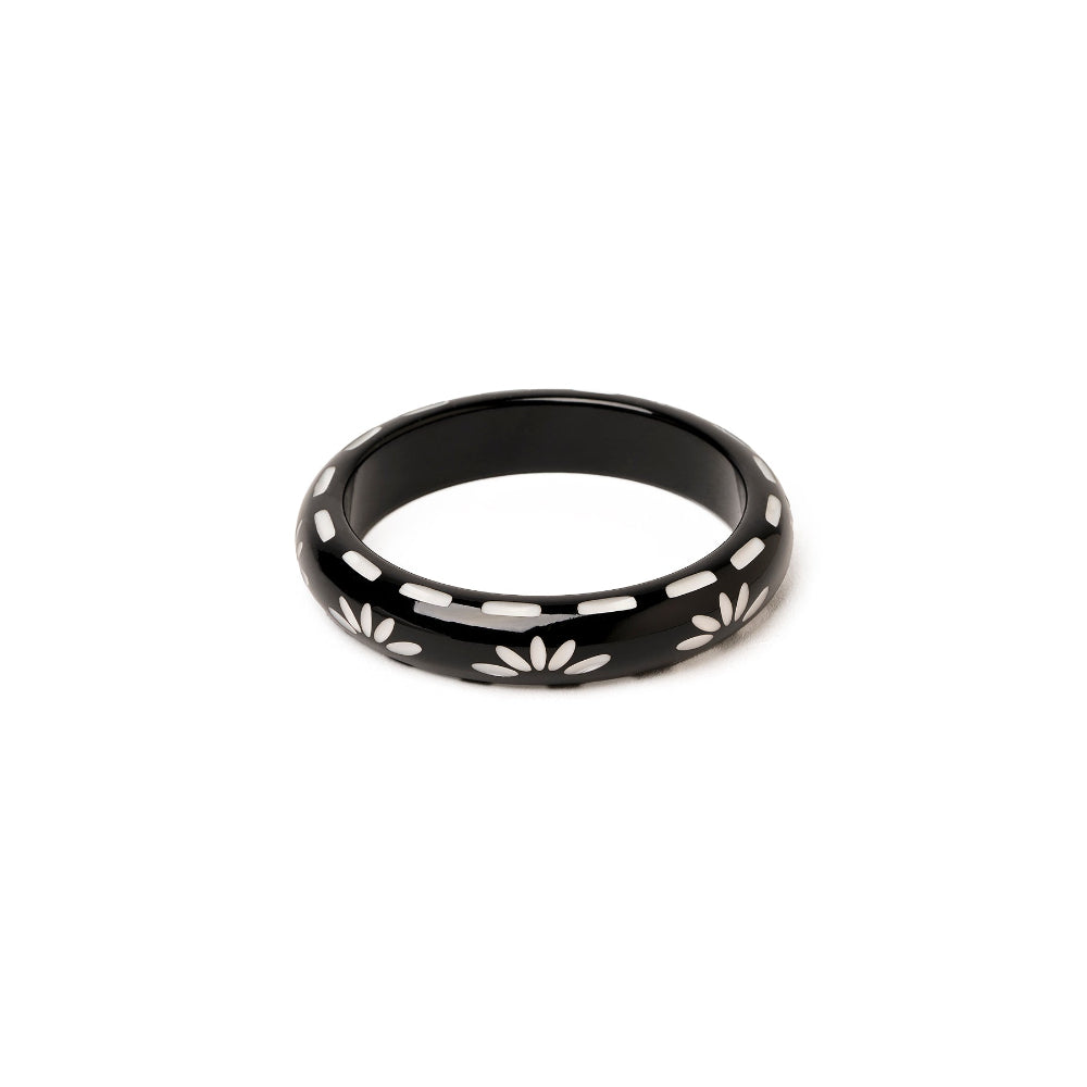 Midi Rebel Black Bangle by Splendette image