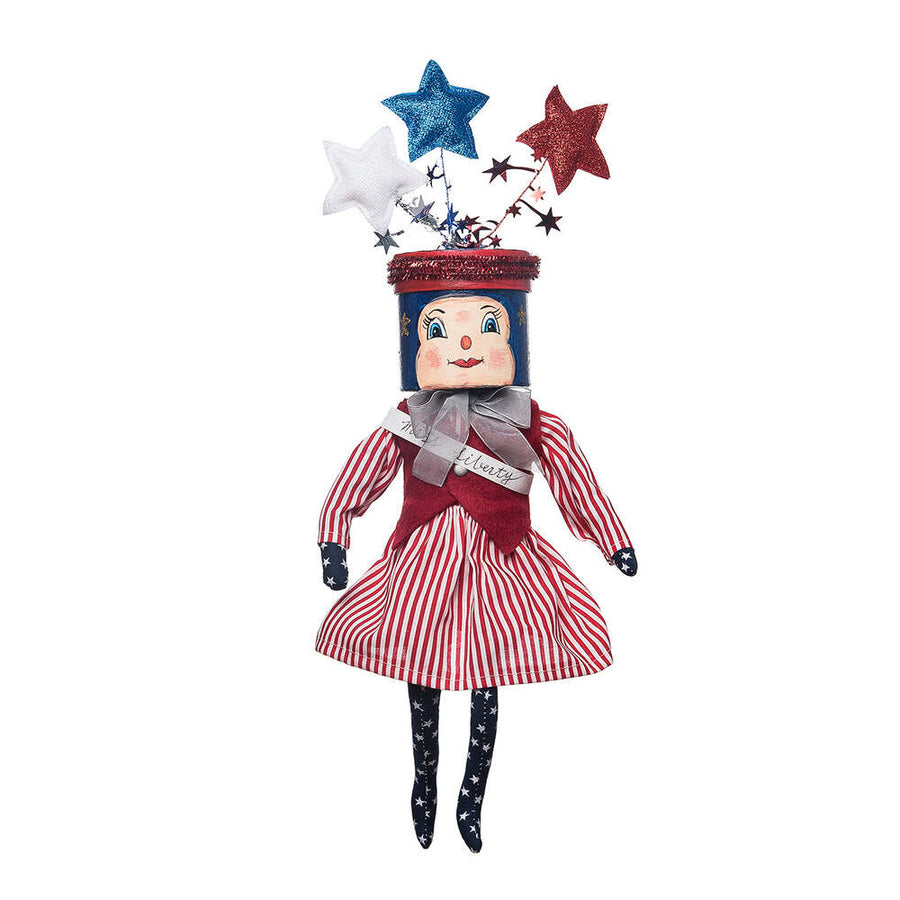 Miss Liberty Gathered Traditions Art Doll by Joe Spencer