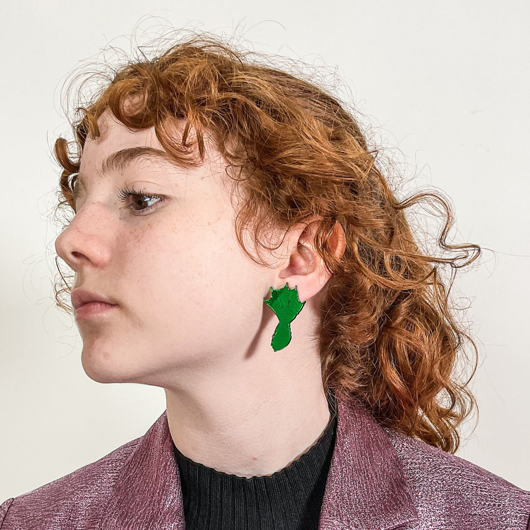 LAST CHANCE! Swamp Monster Hand Earrings