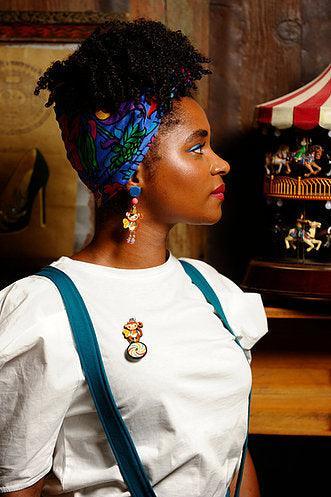 Monkeys with Cymbals Earrings by Laliblue - Quirks!