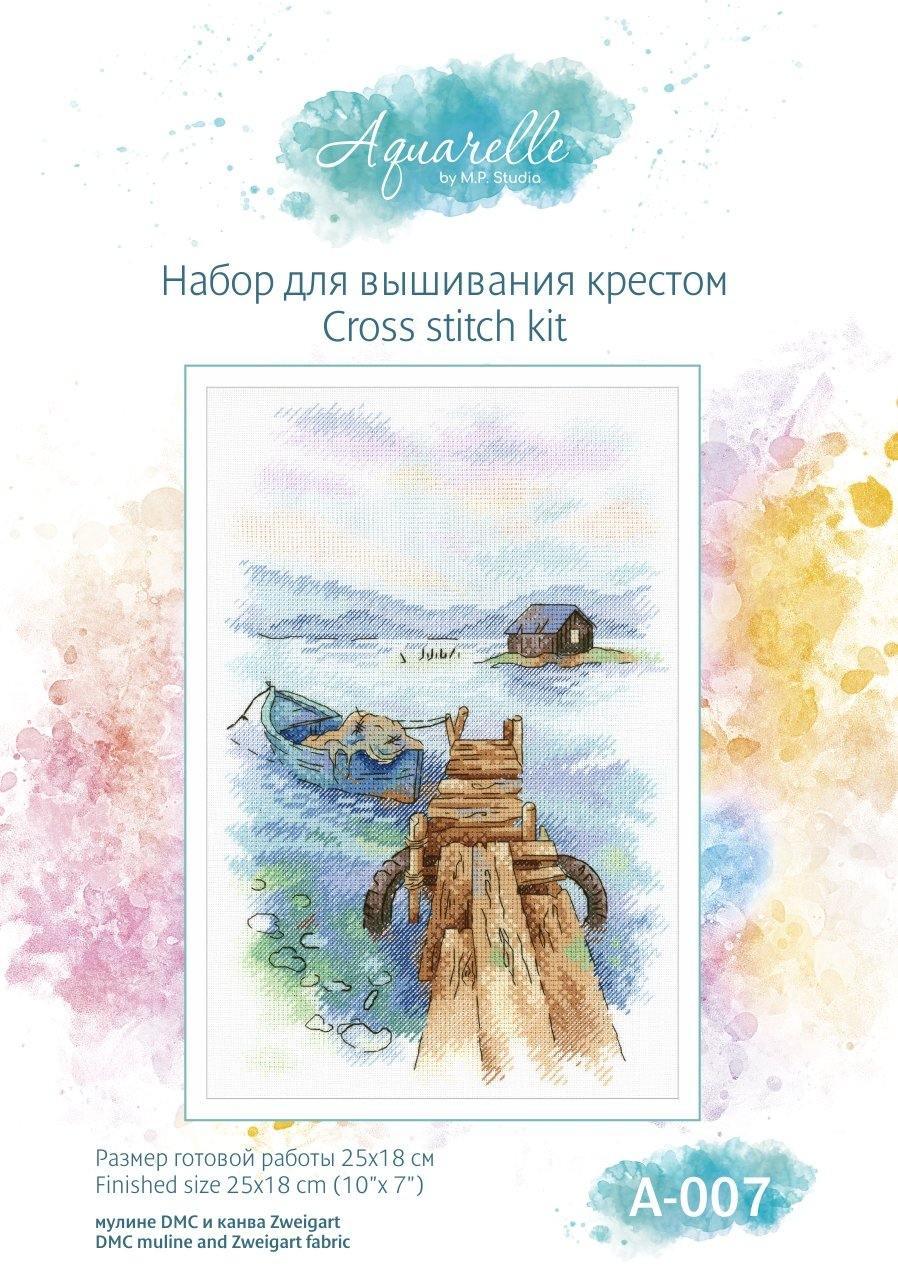 Morning at the Pier Cross Stitch Kit A-007 / SA-007