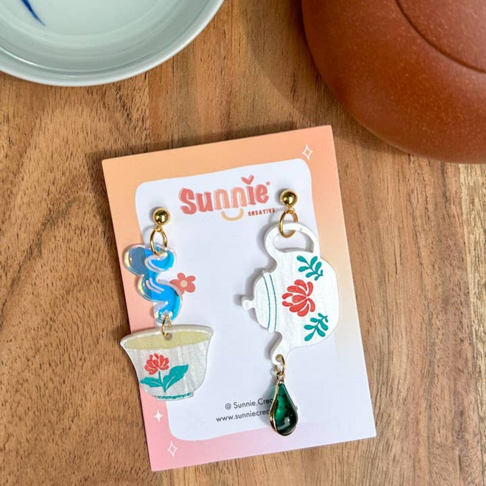 Morning Tea Mismatch Earrings 2