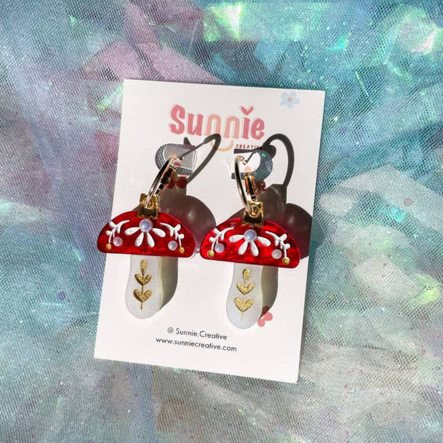 Mushroom Ornament Earrings