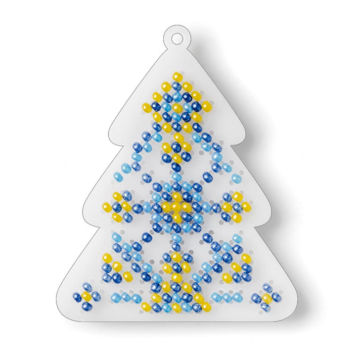 Set for embroidery with beads on a plastic base FLPL-095
