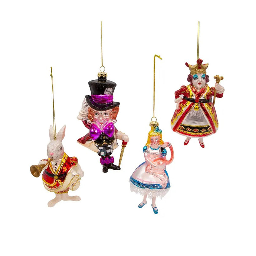 Noble Gems™ Glass Wonderland Ornament Set, 4-Piece Box by Kurt Adler image