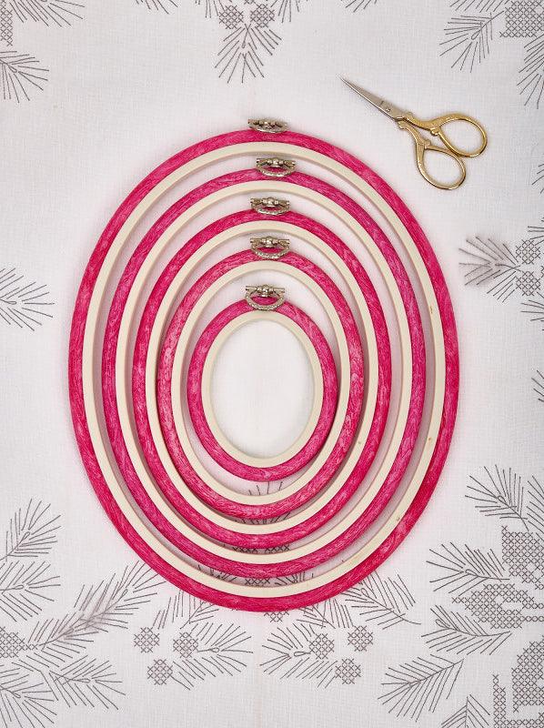 Oval Flexi Hoop Nurge 230-7 Pink