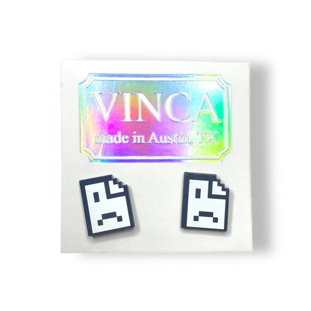 LAST CHANCE! 404 Page Not Found Earrings - Perfect for computer geeks, nerds, gamers, and engineers