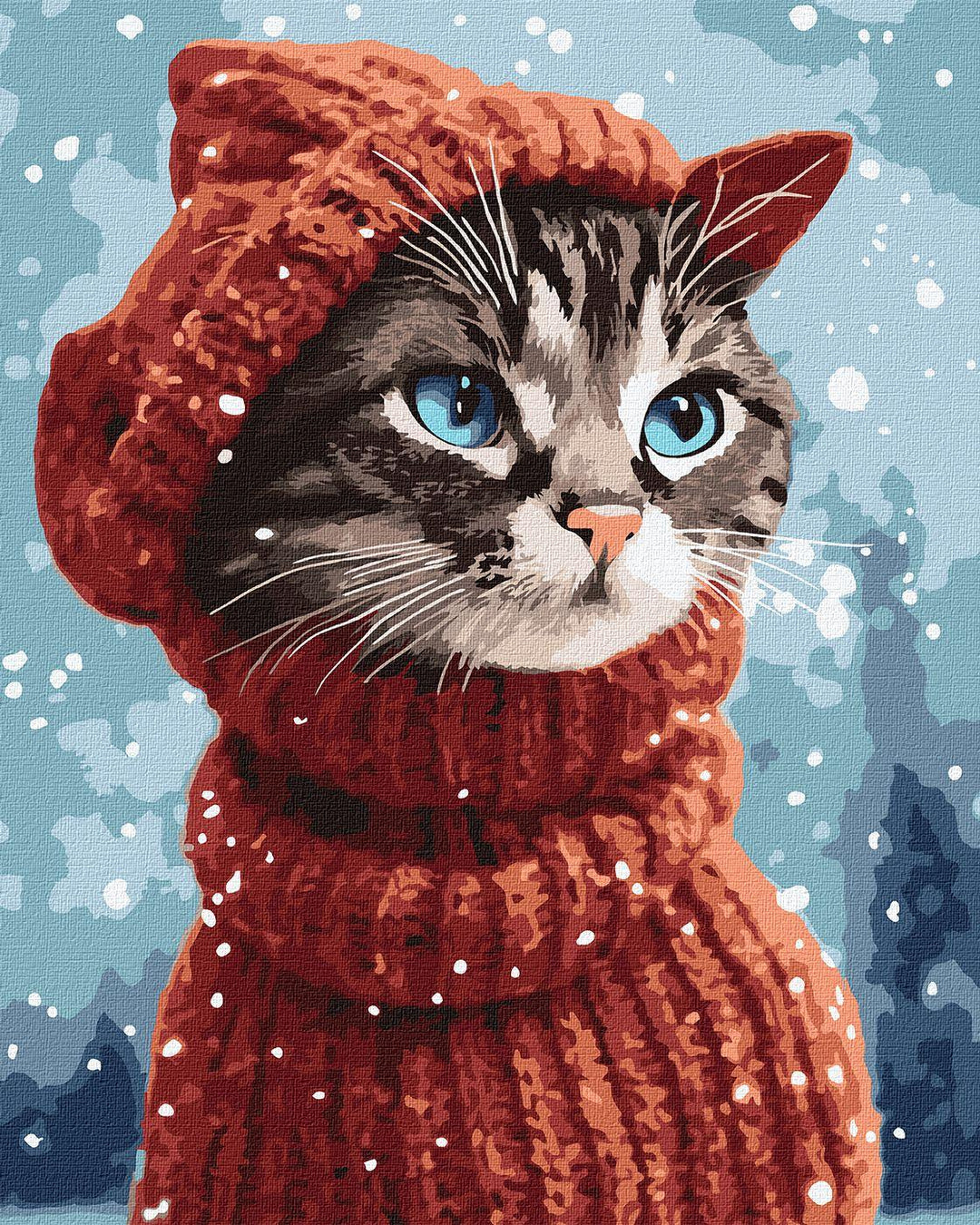 Painting by Numbers kit Amazing kitty KHO4456