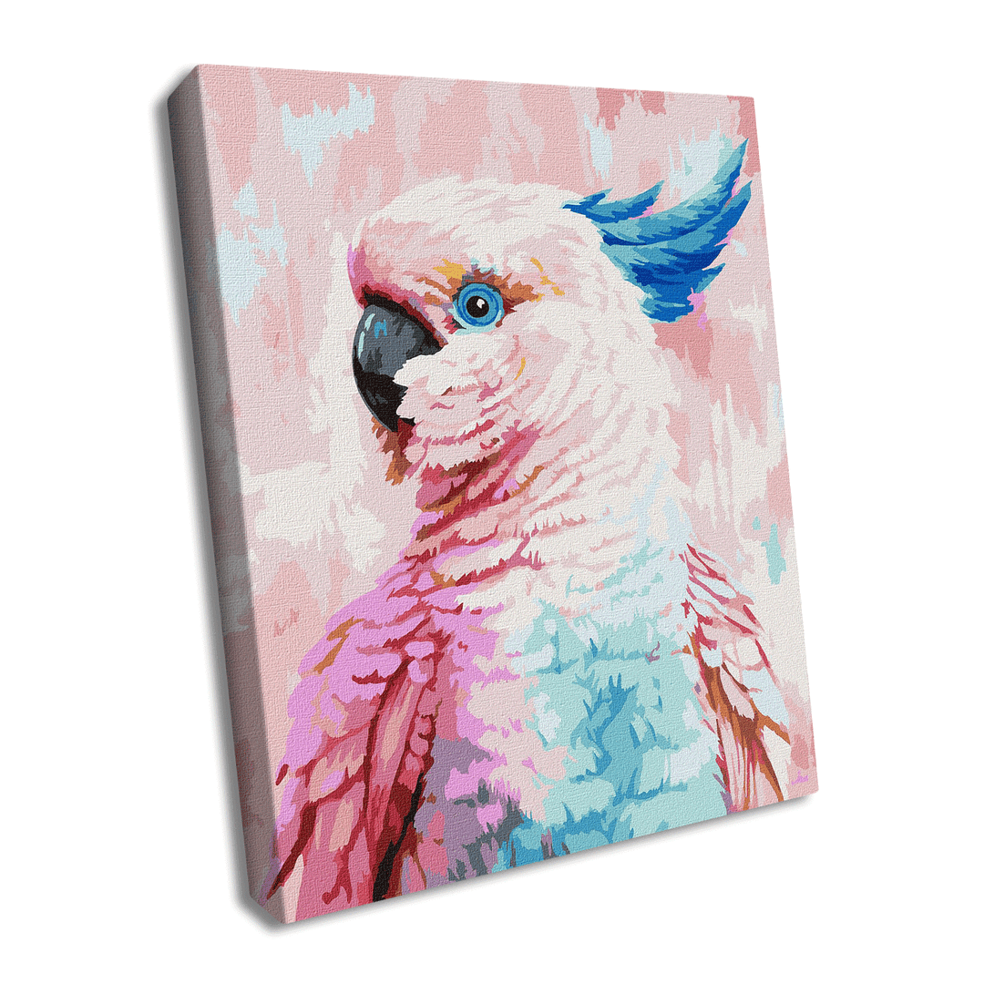 Painting by Numbers kit Bright cockatoo KHO4398