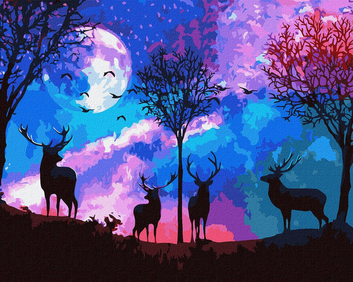 Painting by Numbers kit Fabulous forest KHO5027