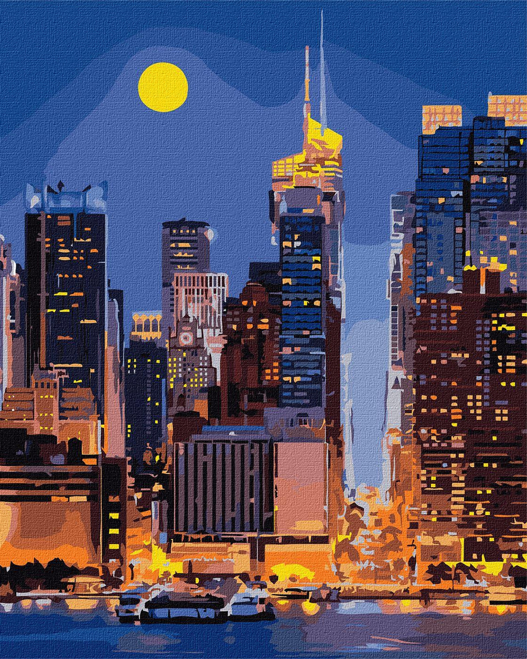 Painting by Numbers kit The streets of Manhattan KHO3611