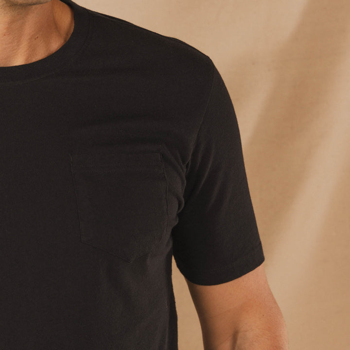 The Threat Level Midnight | Black Everyman™ Pocket T Shirt