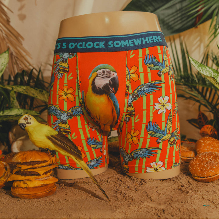 The Key West | Shinesty x Margaritaville® Long Leg Ball Hammock® Pouch Underwear With Fly