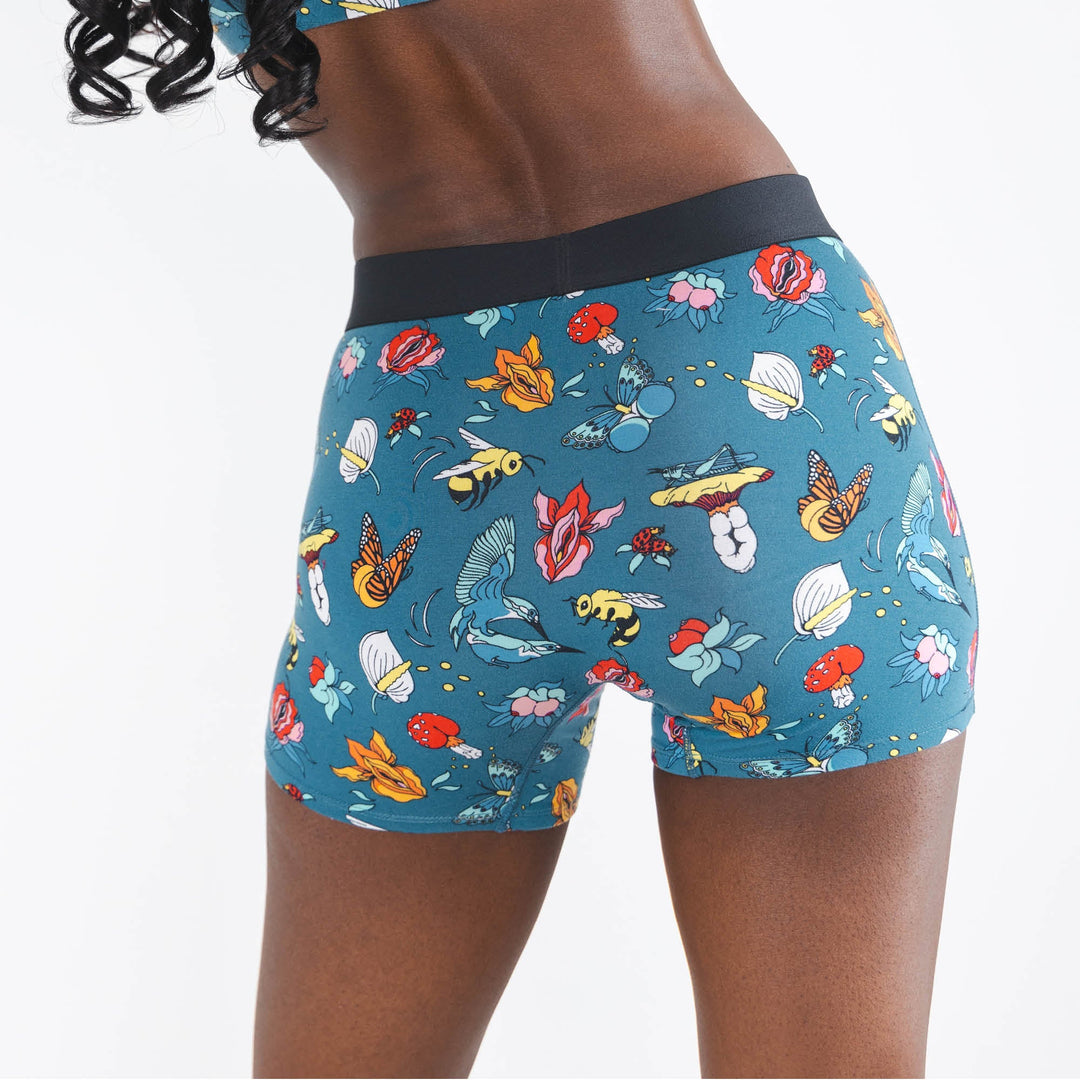 The Pollination Station | Birds and Bees Women’s Boxers
