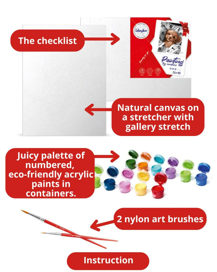 Painting by Numbers kit Cottage in the Mountains KHO6339