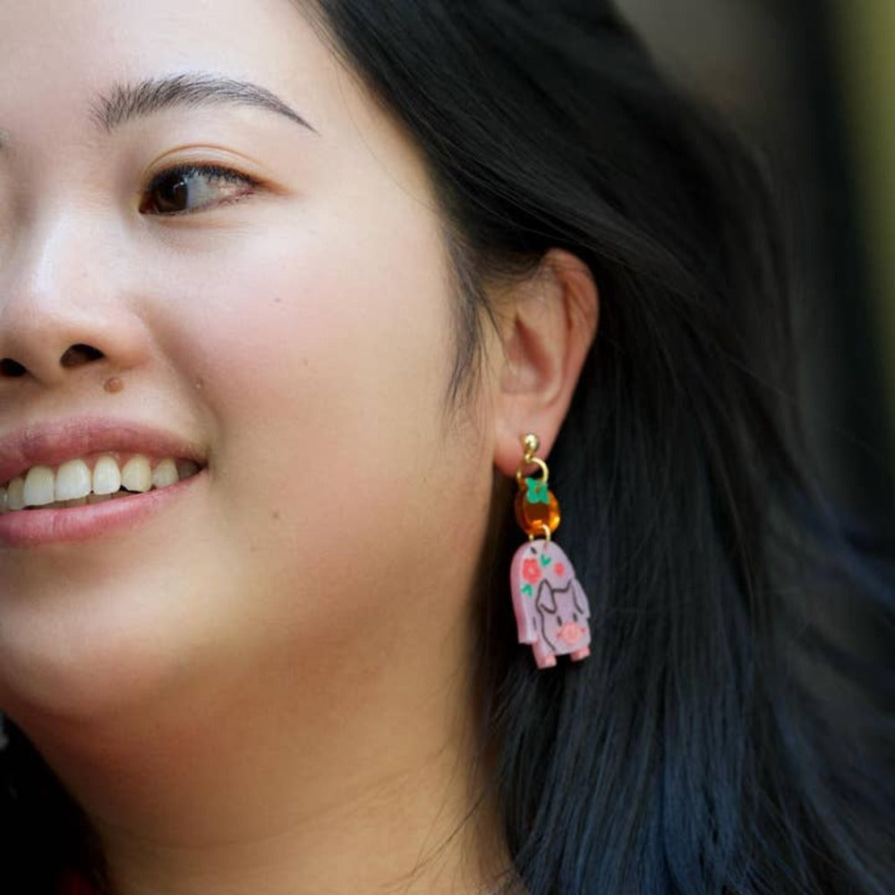 Pig Earrings 1