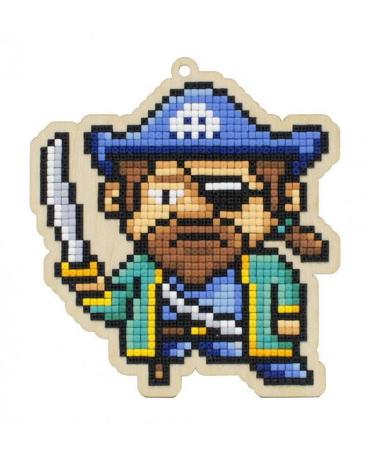 Pirate Captain WWP419 Diamond Painting on Plywood Kit